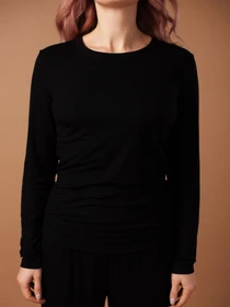 Одяг для дому та сну Brabrabra модель HOM25313042_Black Фото