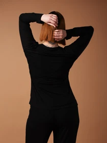 Одяг для дому та сну Brabrabra модель HOM25313069_Black Фото