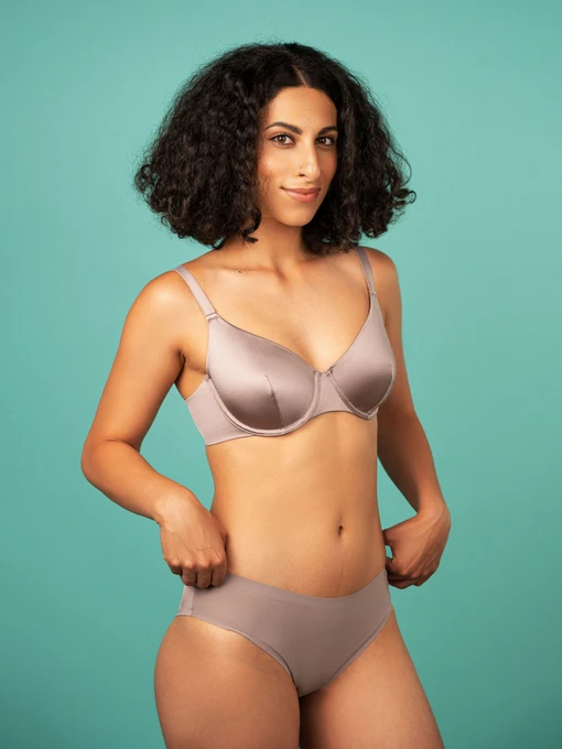 Нижнее белье Brabrabra модель SLZ24202203_Gray-Lilac Фото
