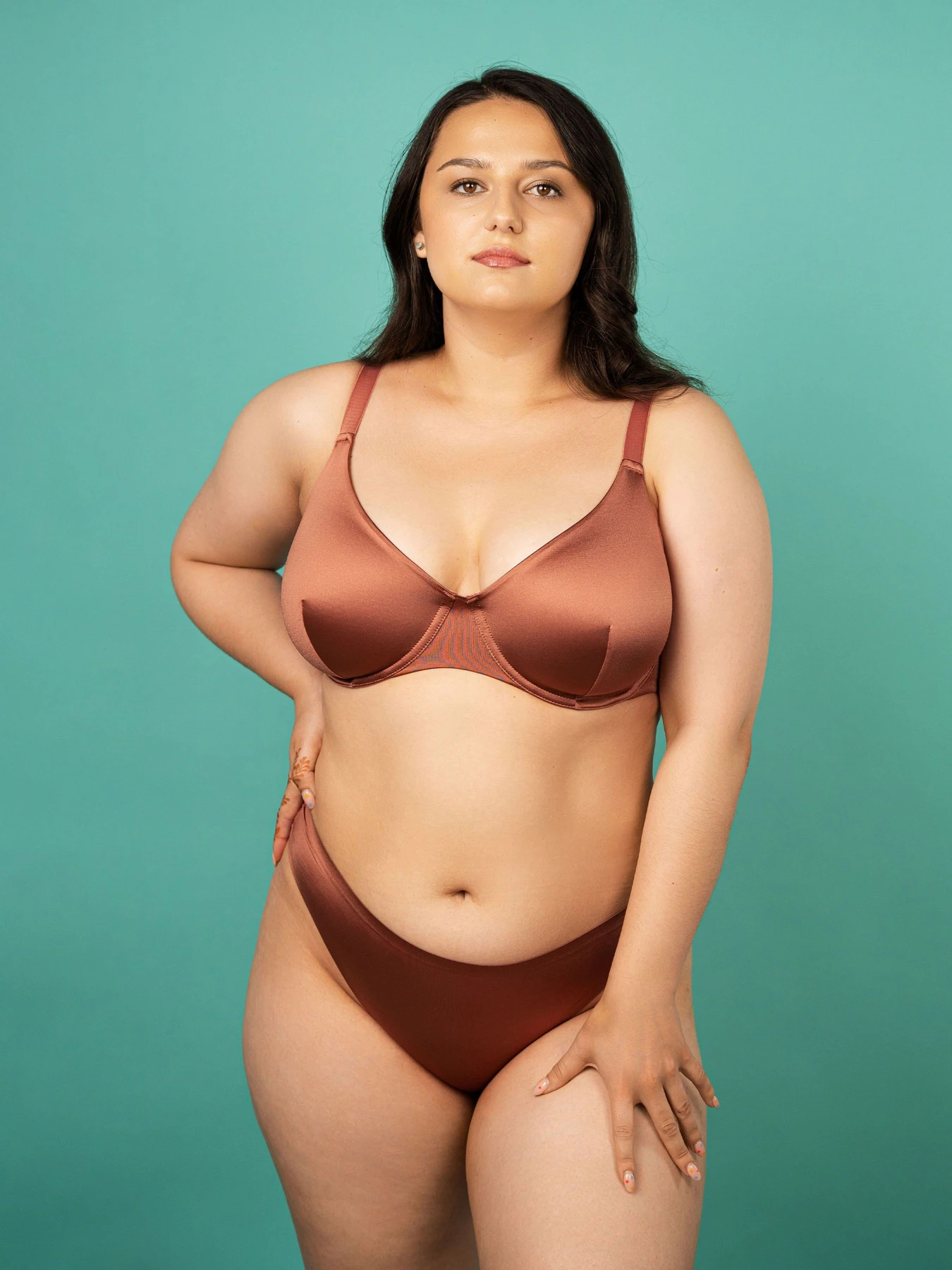 Нижня білизна Brabrabra модель SLZ24202305_Terracotta Фото