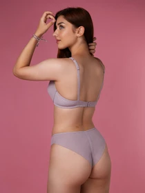 Нижня білизна Brabrabra модель SLZ24702004_Gray-Lilac Фото