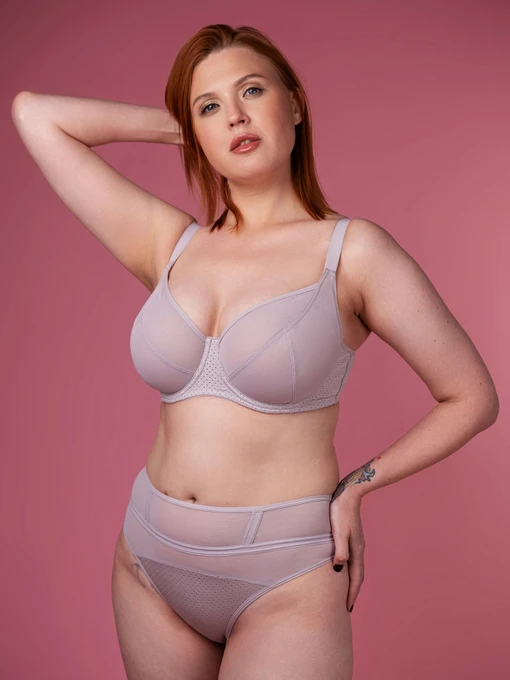 Нижня білизна Brabrabra модель SLZ24702121_Gray-Lilac Фото