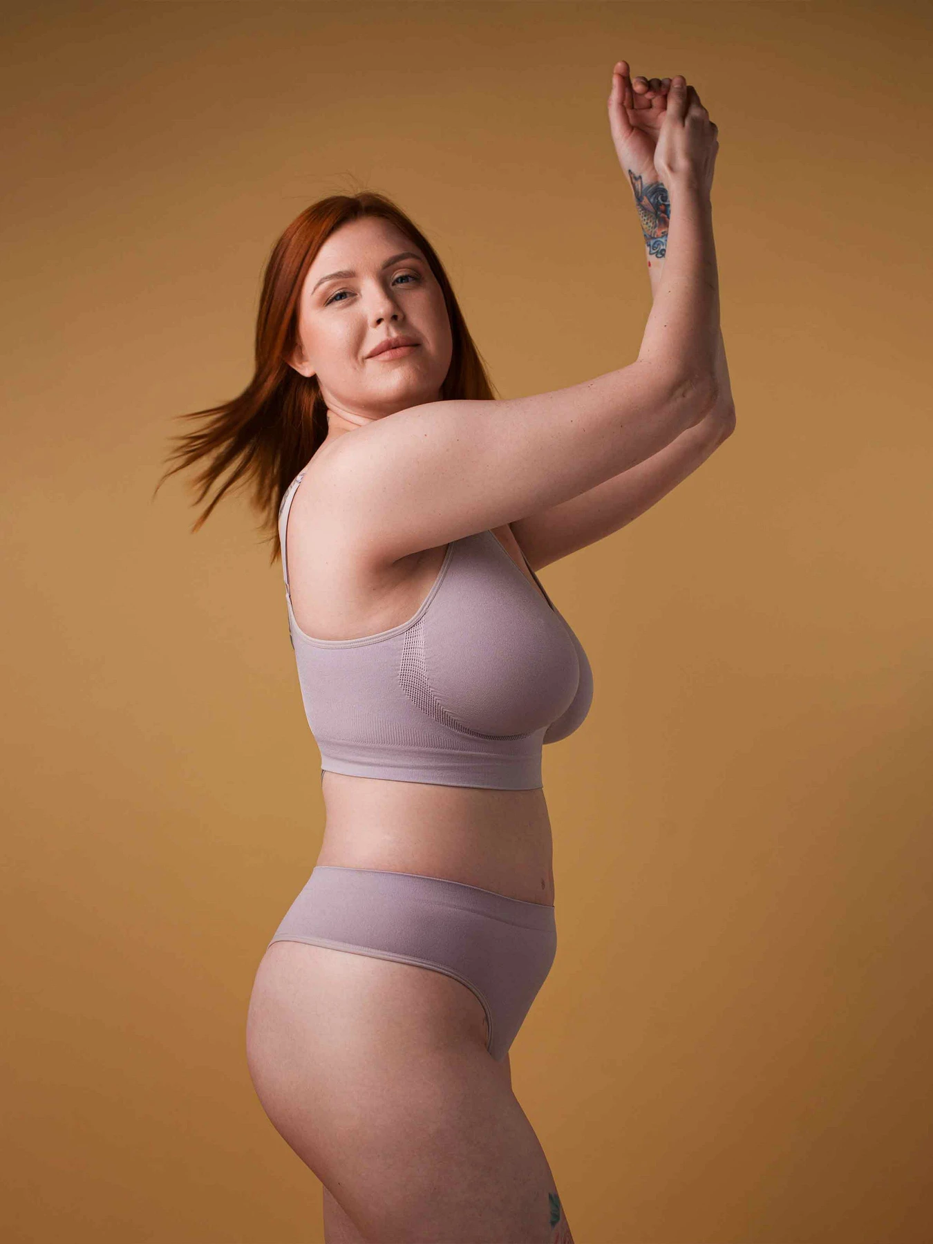 Нижня білизна Brabrabra модель SLZ24902004_Gray-Lilac Фото