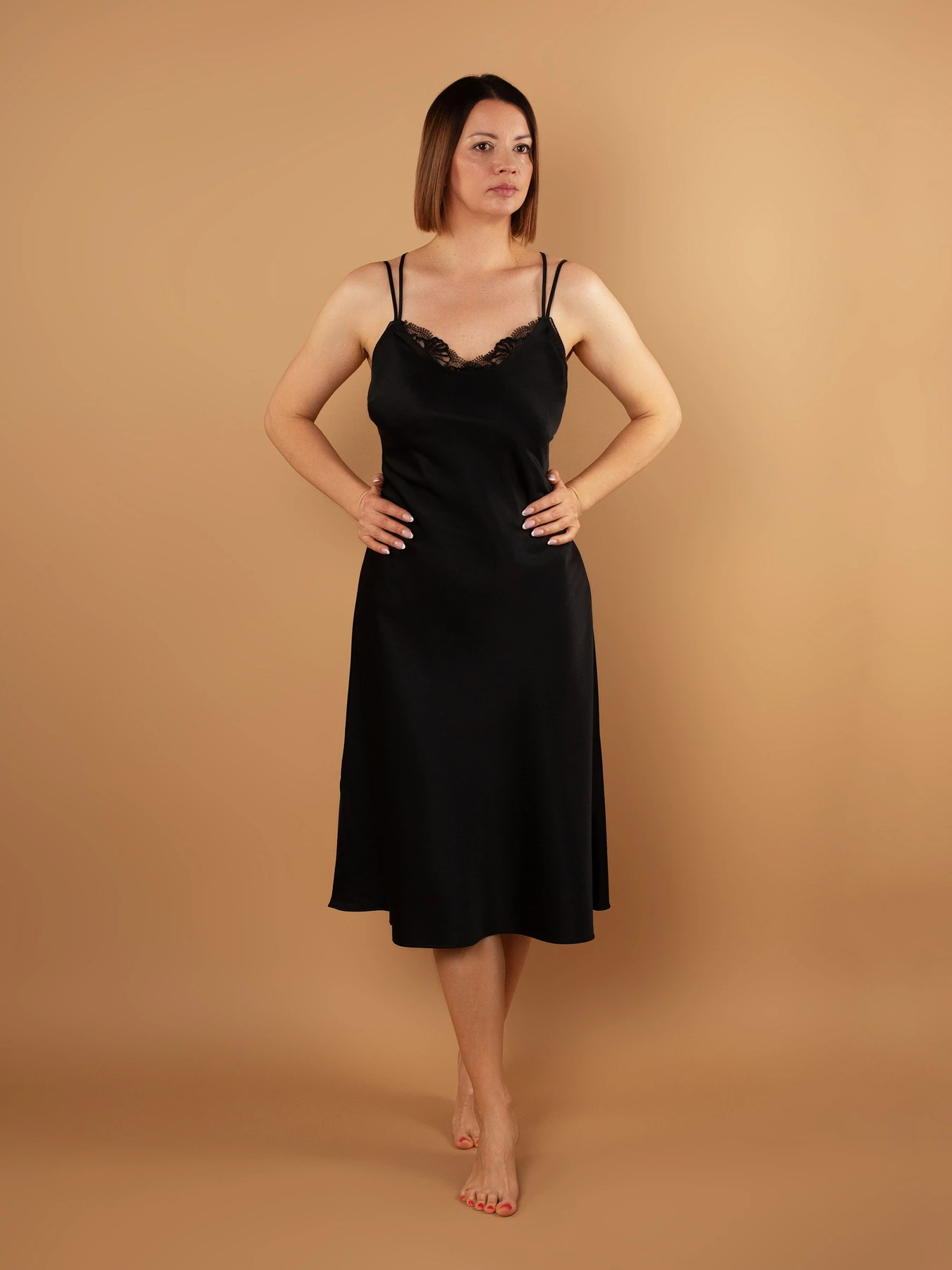 Одяг для дому та сну Brabrabra модель SLZ25803001_Black Фото