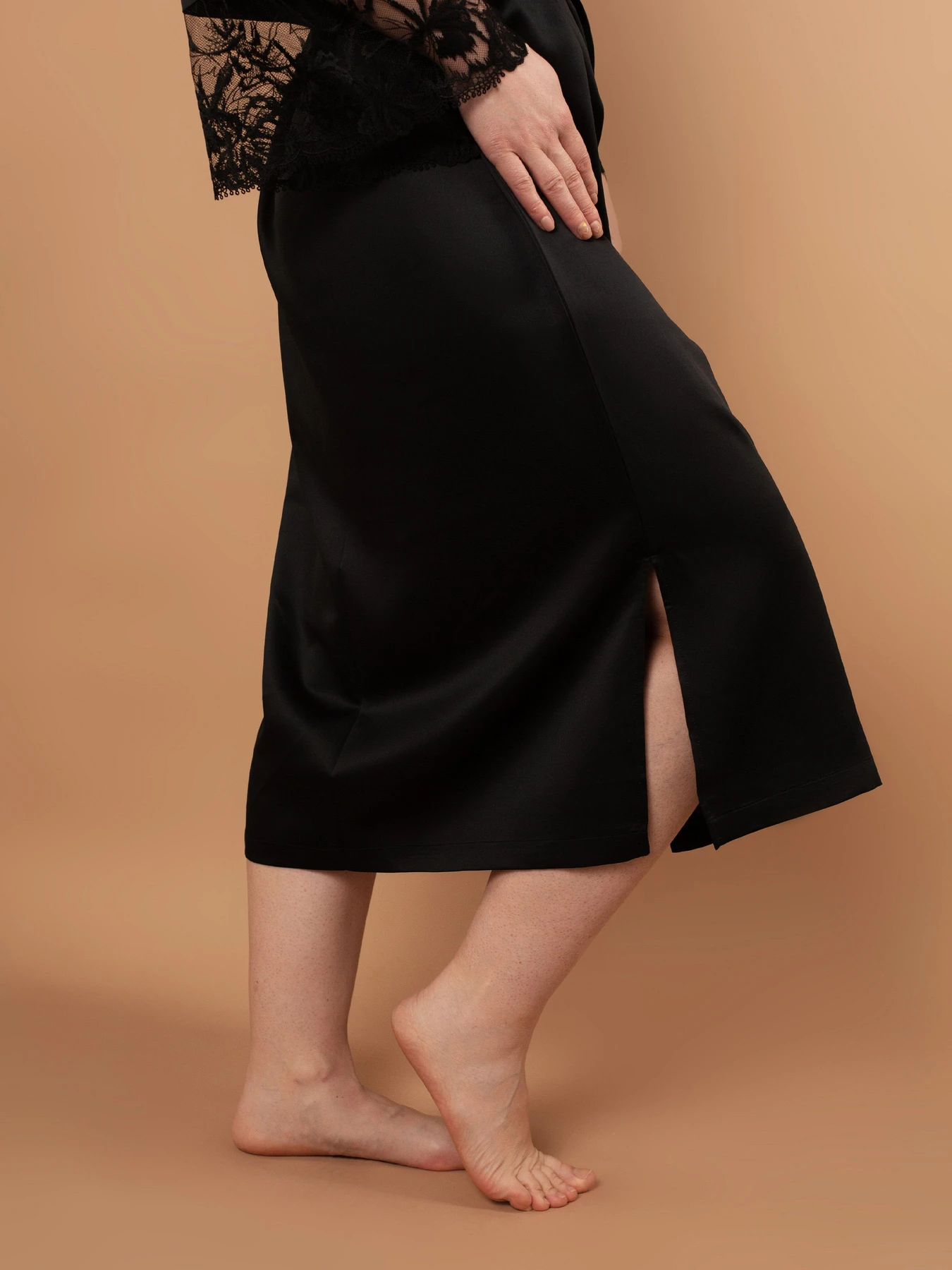 Одяг для дому та сну Brabrabra модель SLZ25805001_Black Одяг для дому та сну Brabrabra модель SLZ25805001_Black Фото