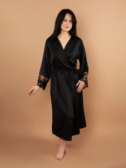 Одежда для дома и сна Brabrabra модель SLZ25805001_Black Фото