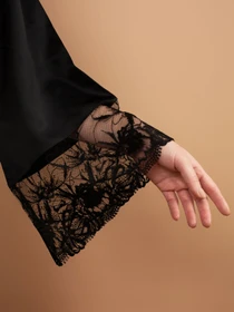 Одяг для дому та сну Brabrabra модель SLZ25805001_Black Фото