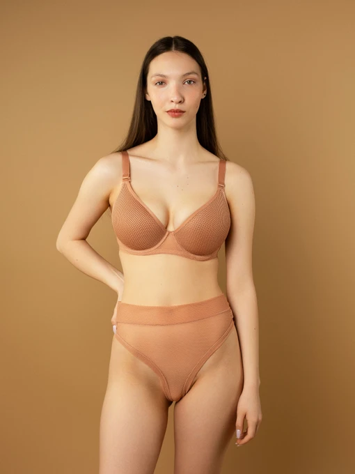 Нижнее белье Brabrabra модель SLZ26202202_Caramel Фото