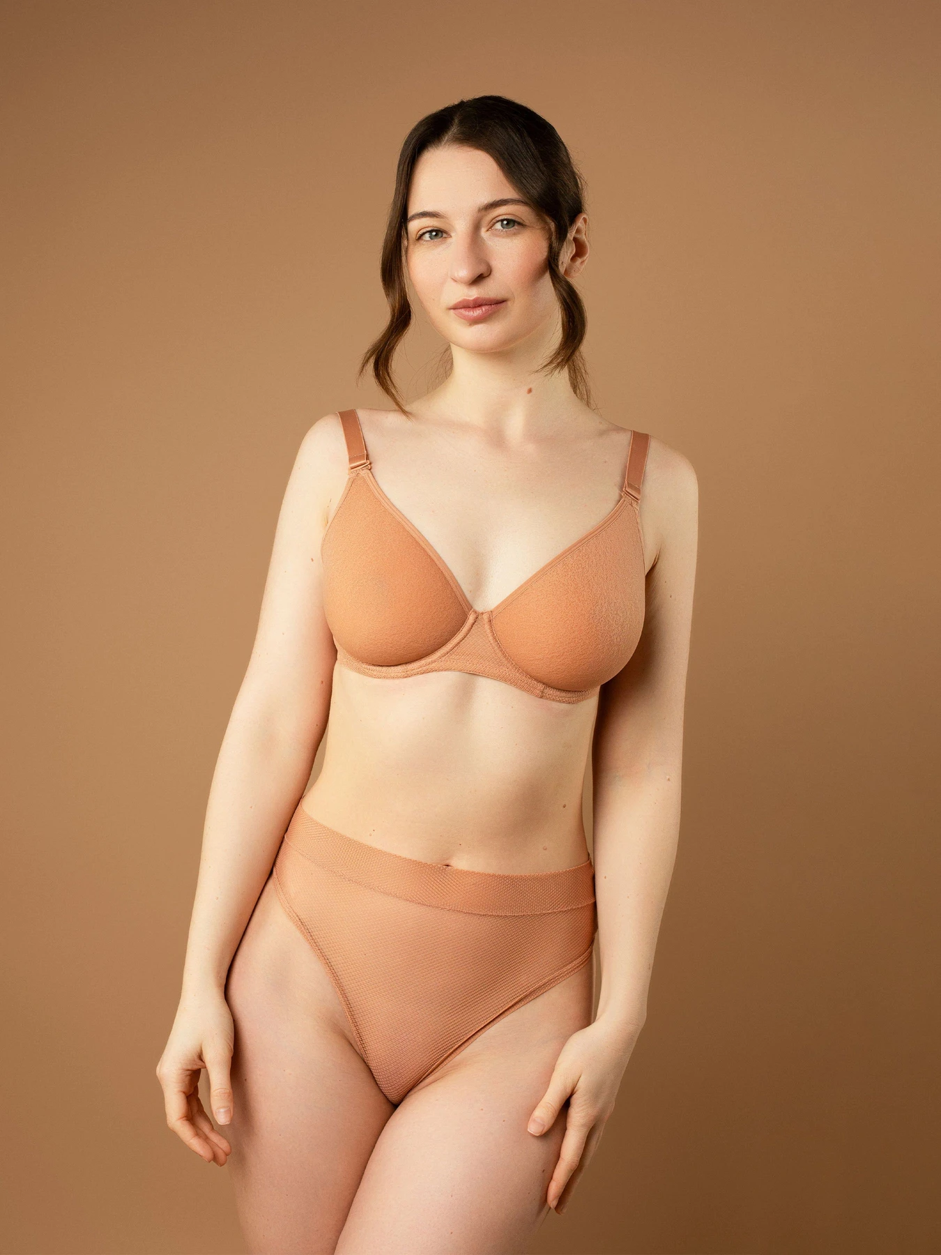 Нижнее белье Brabrabra модель SLZ26202321_Caramel Фото