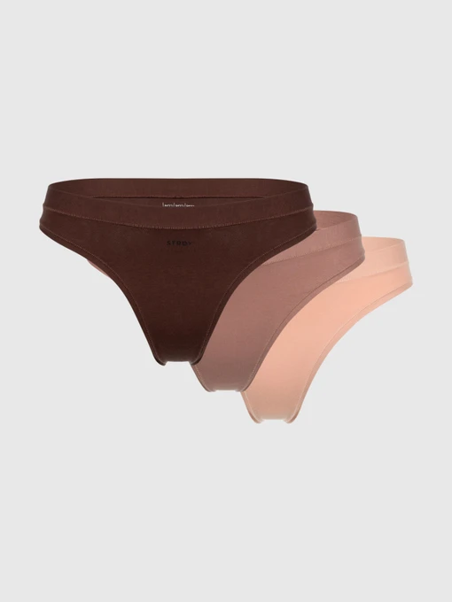 Нижня білизна Brabrabra модель SLZ24602002_3_Cream.Dark-Nude.Brown Фото
