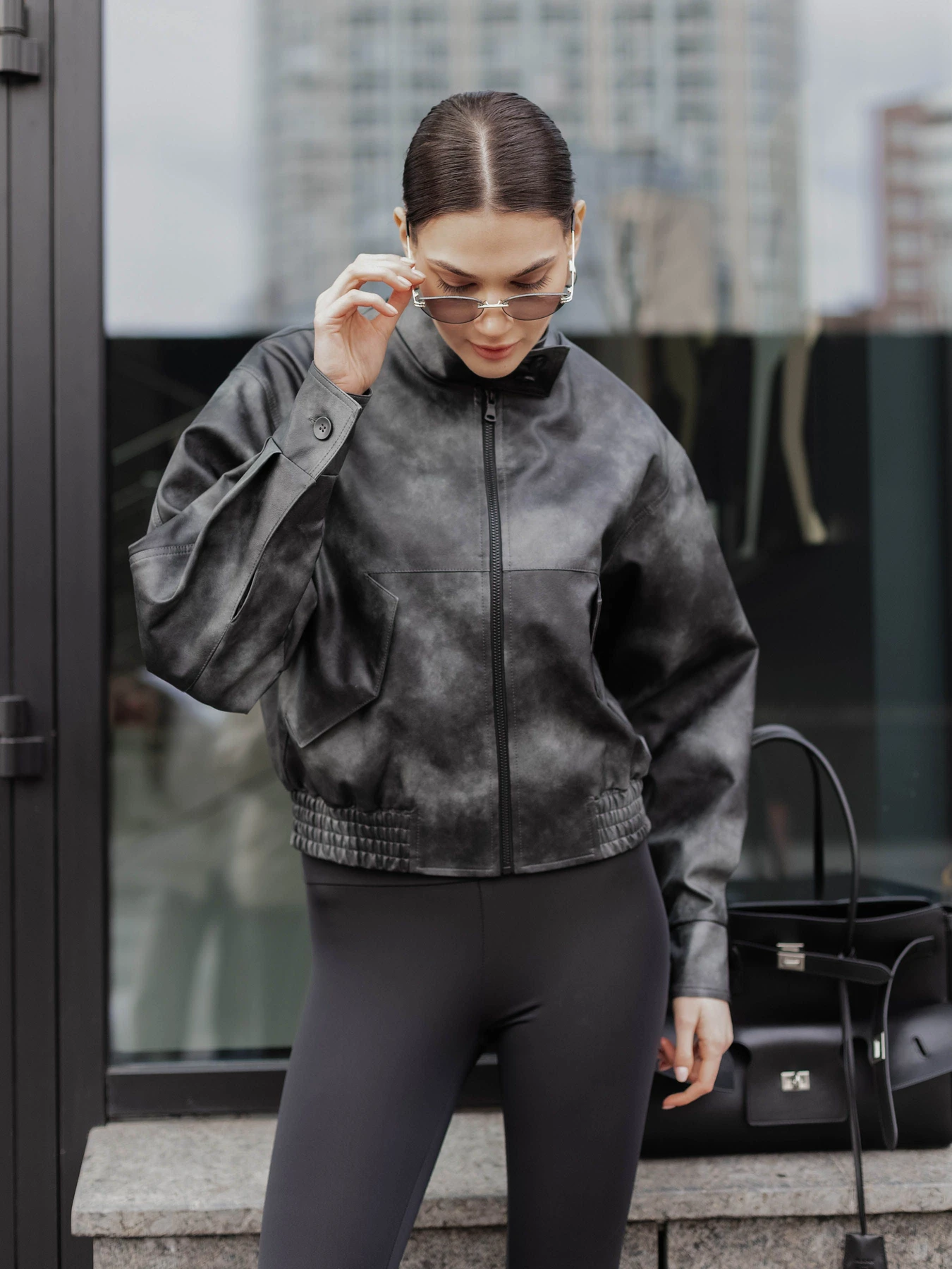 Куртки та дублянки Jadone Fashion модель Kurtka_Vynd_hrafyt Фото