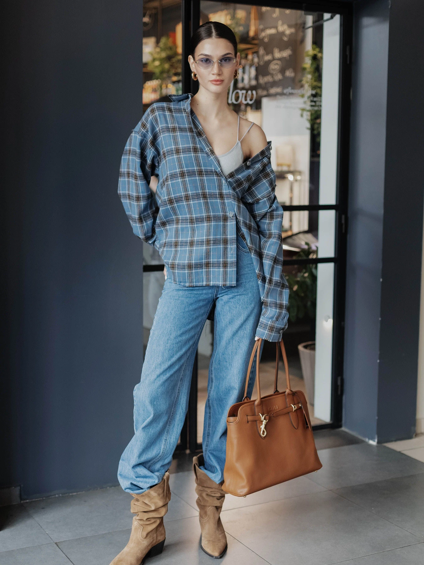 Рубашки Jadone Fashion модель Mili_blakitna Фото