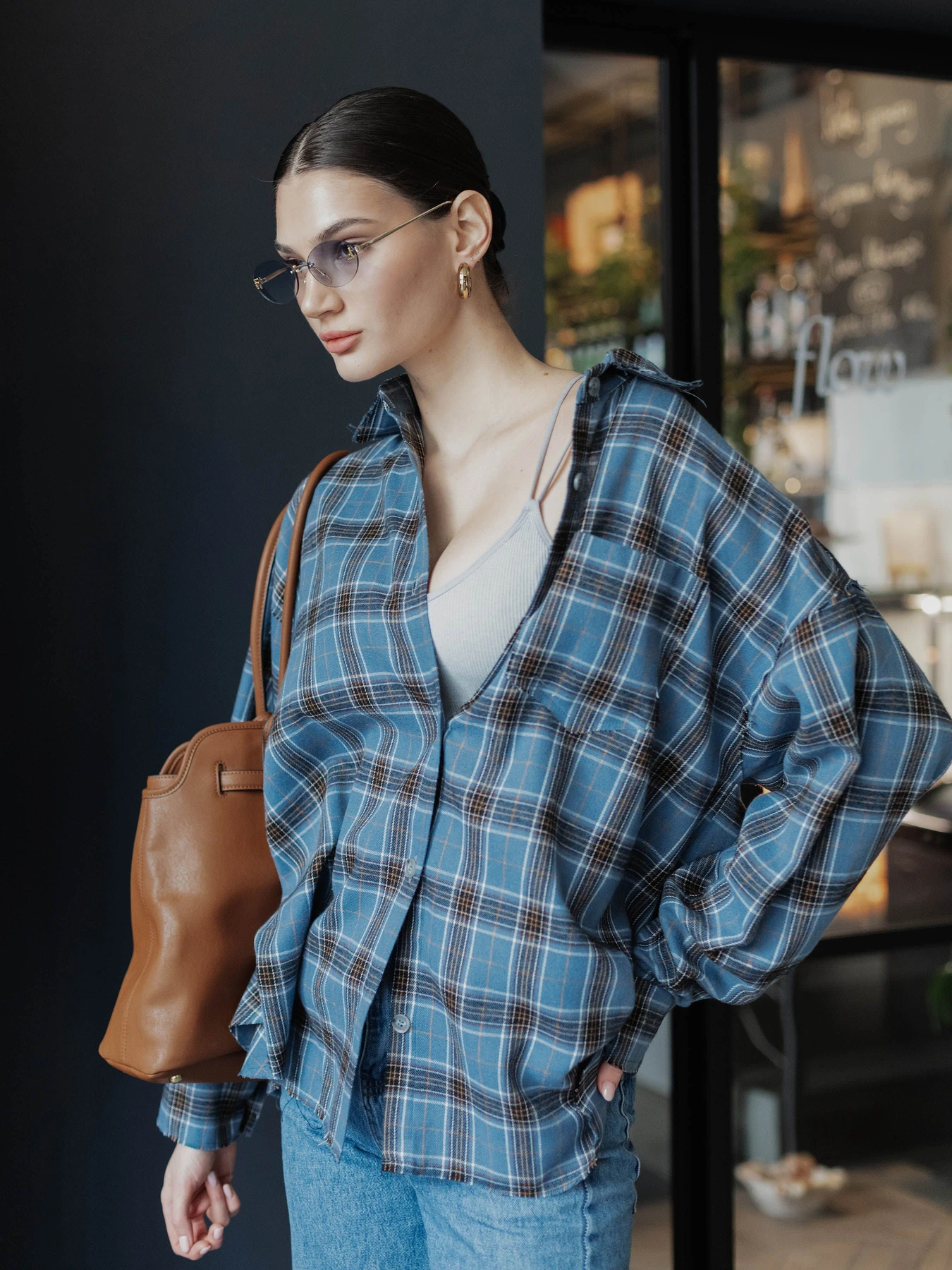 Рубашки Jadone Fashion модель Mili_blakitna Фото