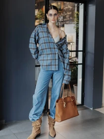 Рубашки Jadone Fashion модель Mili_blakitna Фото