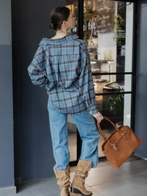 Рубашки Jadone Fashion модель Mili_blakitna Фото