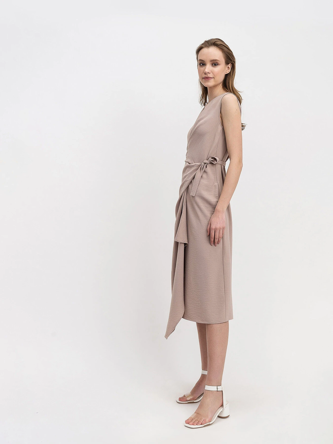 Платья Lesia модель BeigeAnell4WMNSDRSSLS Фото
