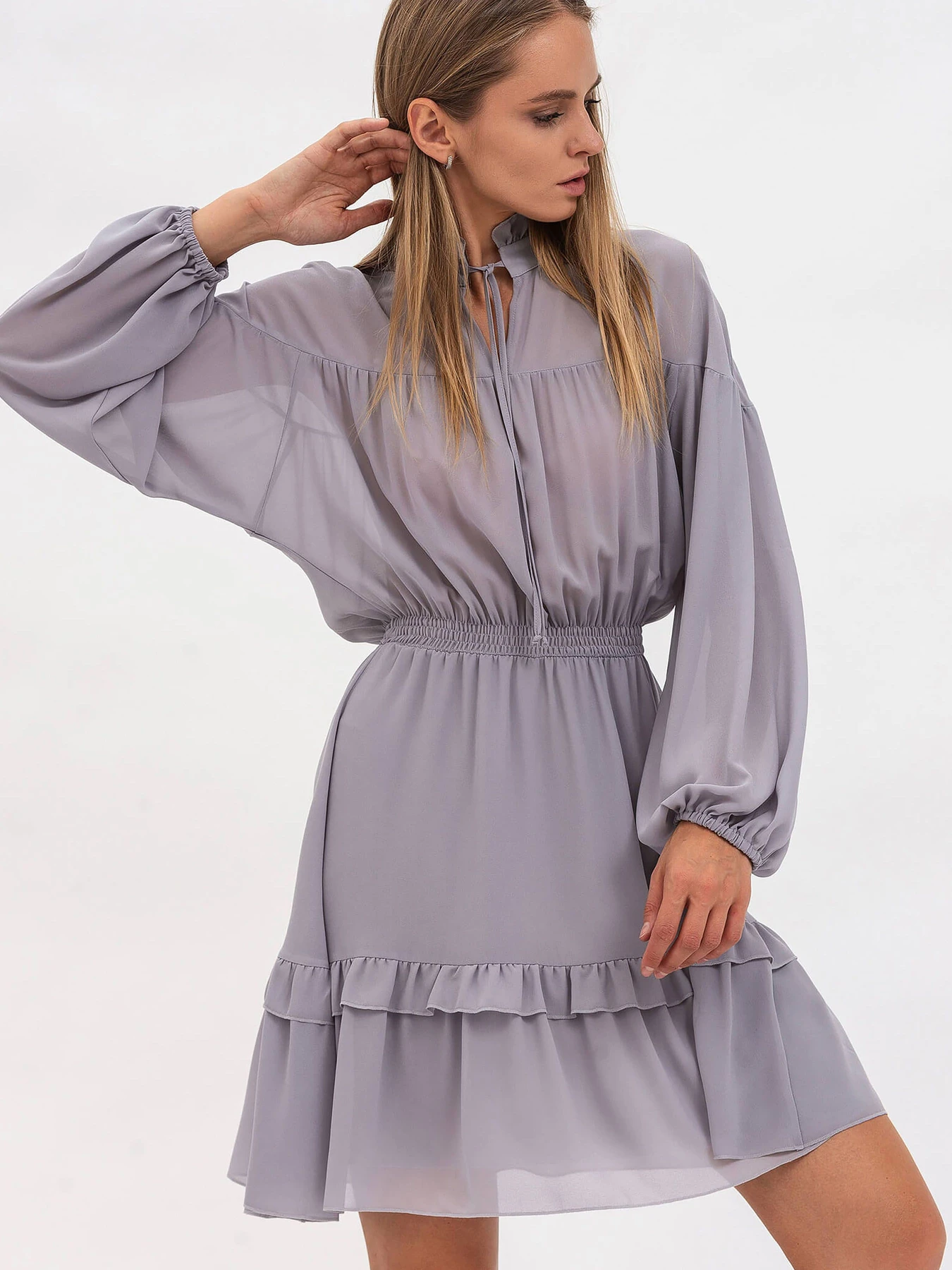Платья Lesia модель GreyBreyaWMNSDRSSLS Фото