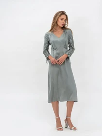 Платья Lesia модель GreenGrayanWMNSDRSSLS Фото