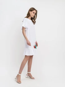 Сукні Lesia модель WhiteDeisyWMNSDRSSLS Фото