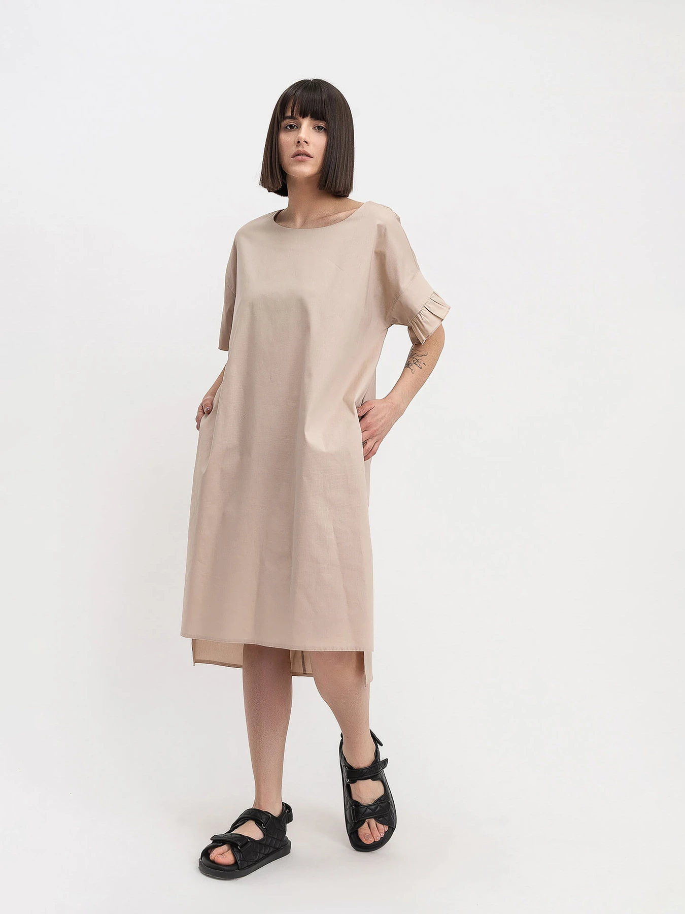 Платья Lesia модель BeigeManuk71WMNSDRSSLS Фото