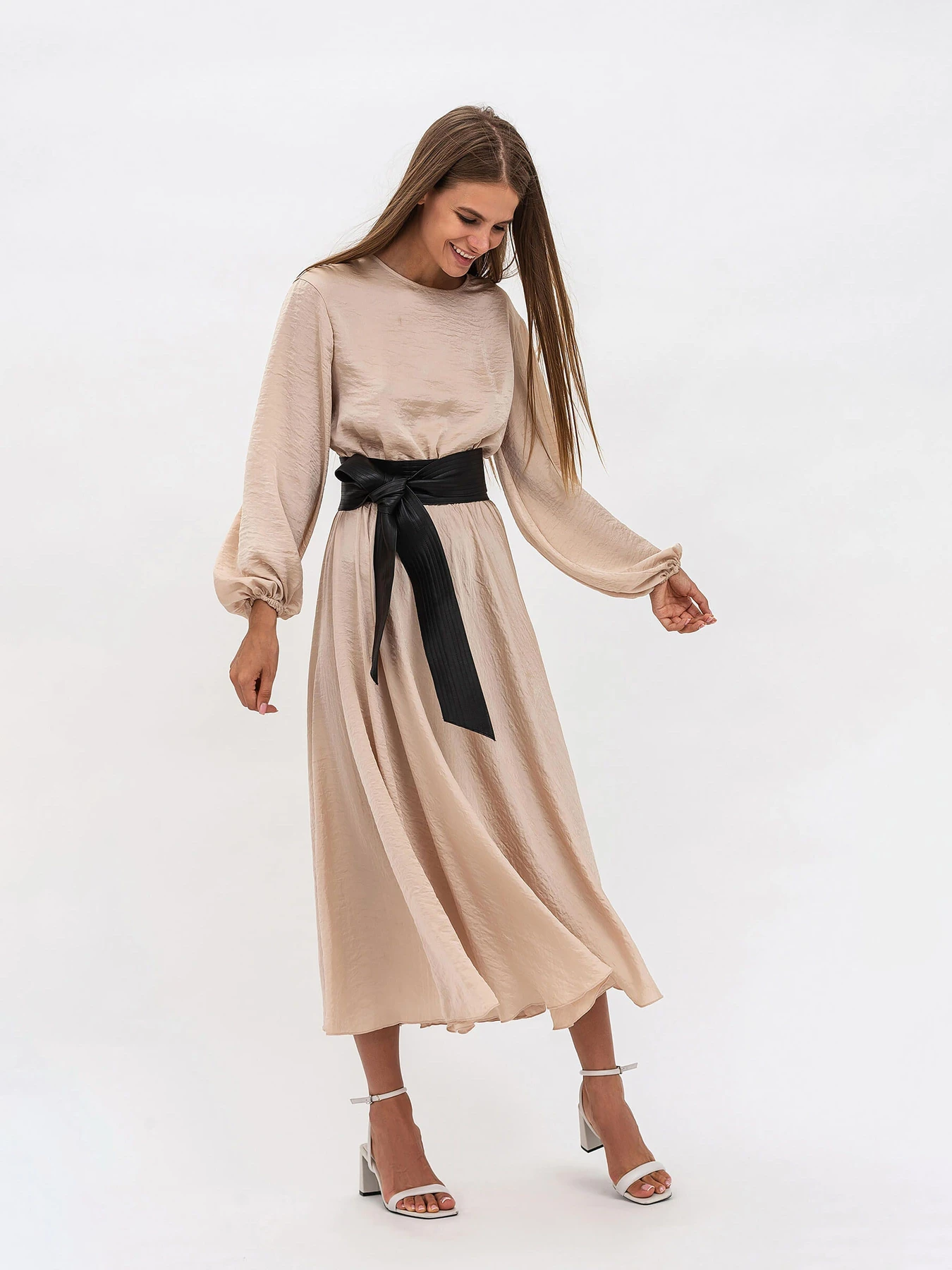 Платья Lesia модель BeigeArneWMNSDRSSLS Фото