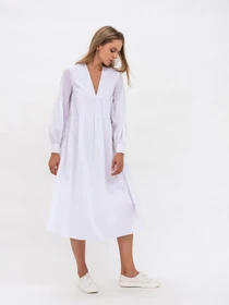 Платья Lesia модель WhiteAmeyaWMNSDRSSLS Фото