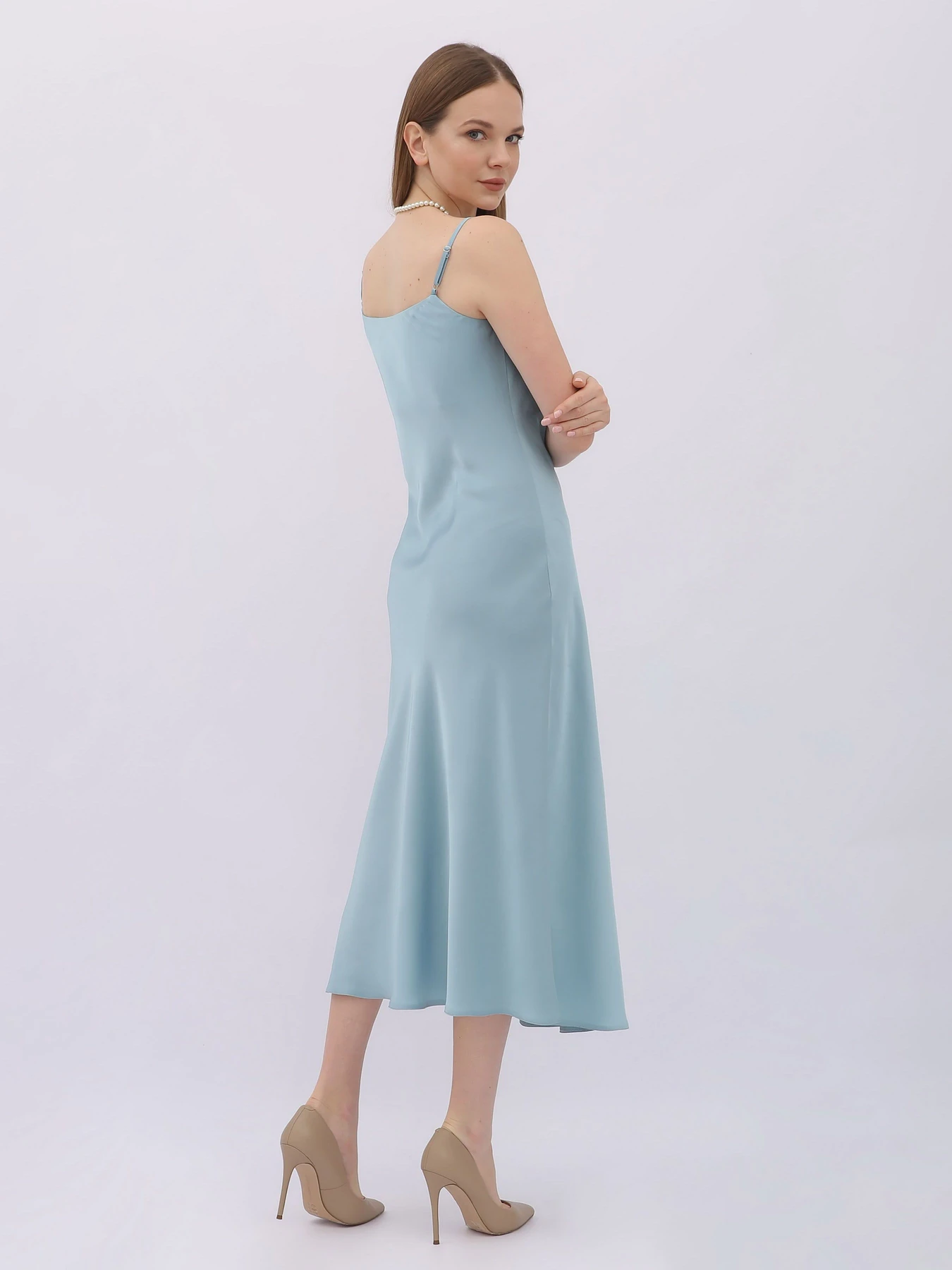 Платья Lesia модель TurquoiseGrayan35WMNSDRSSLS Фото