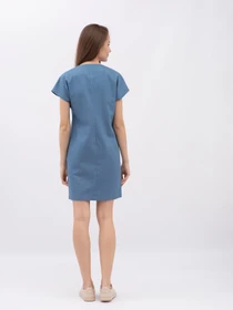 Платья Lesia модель BlueEmpiya01WMNSDRSSLS Фото