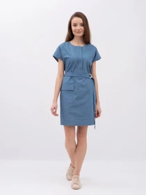 Платья Lesia модель BlueEmpiya01WMNSDRSSLS Фото