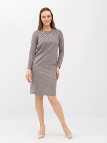 Платья Lesia модель Menta301GreyWMNSDRSSLS Фото