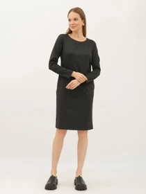 Платья Lesia модель Menta302GreyWMNSDRSSLS Фото