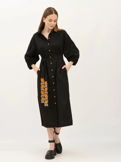 Сукні Lesia модель RishetBlackWMNSDRSSLS Фото