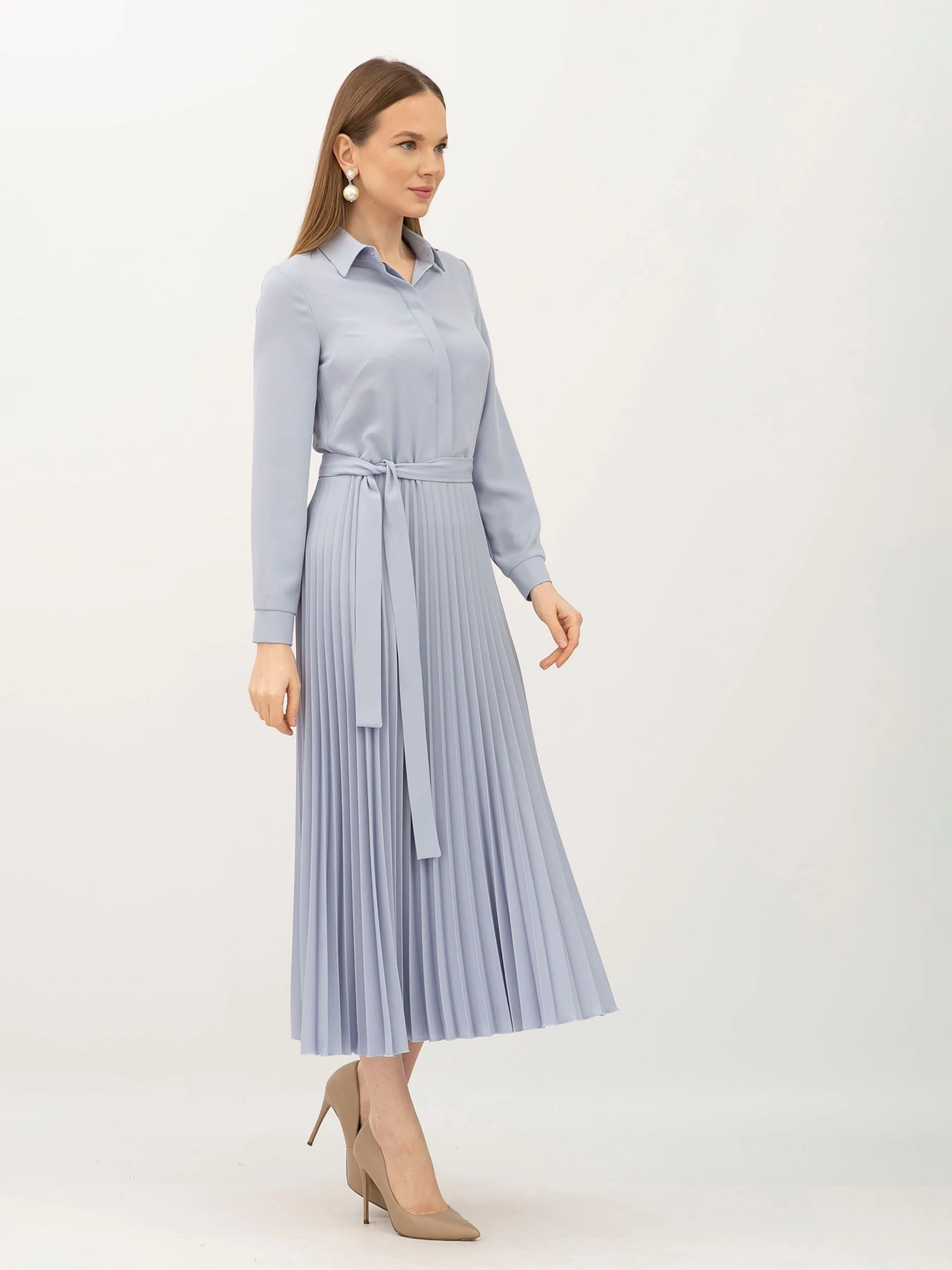 Платья Lesia модель Manid403LightBlueWMNSDRSSLS Фото