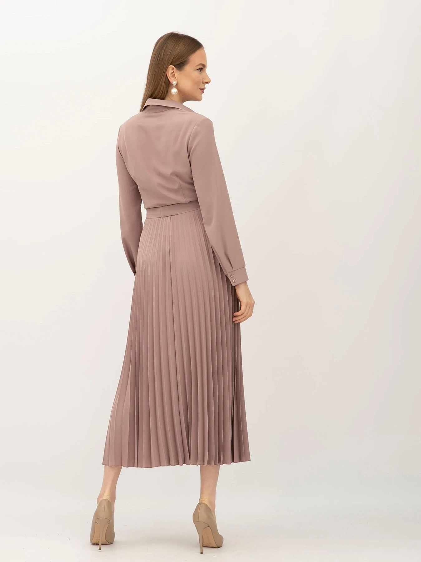 Платья Lesia модель Manid404BrownWMNSDRSSLS Фото