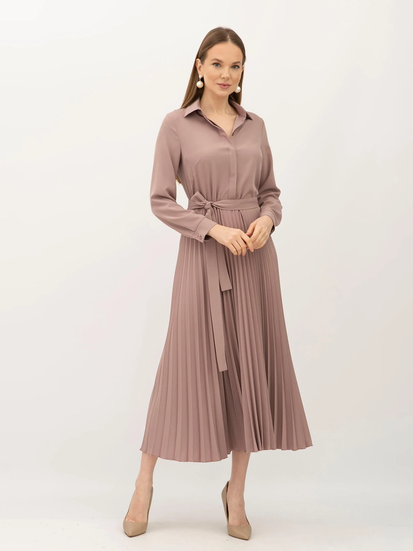 Платья Lesia модель Manid404BrownWMNSDRSSLS Фото