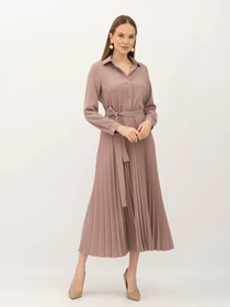 Платья Lesia модель Manid404BrownWMNSDRSSLS Фото