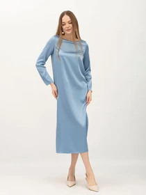 Платья Lesia модель Ameli01BlueWMNSDRSSLS Фото