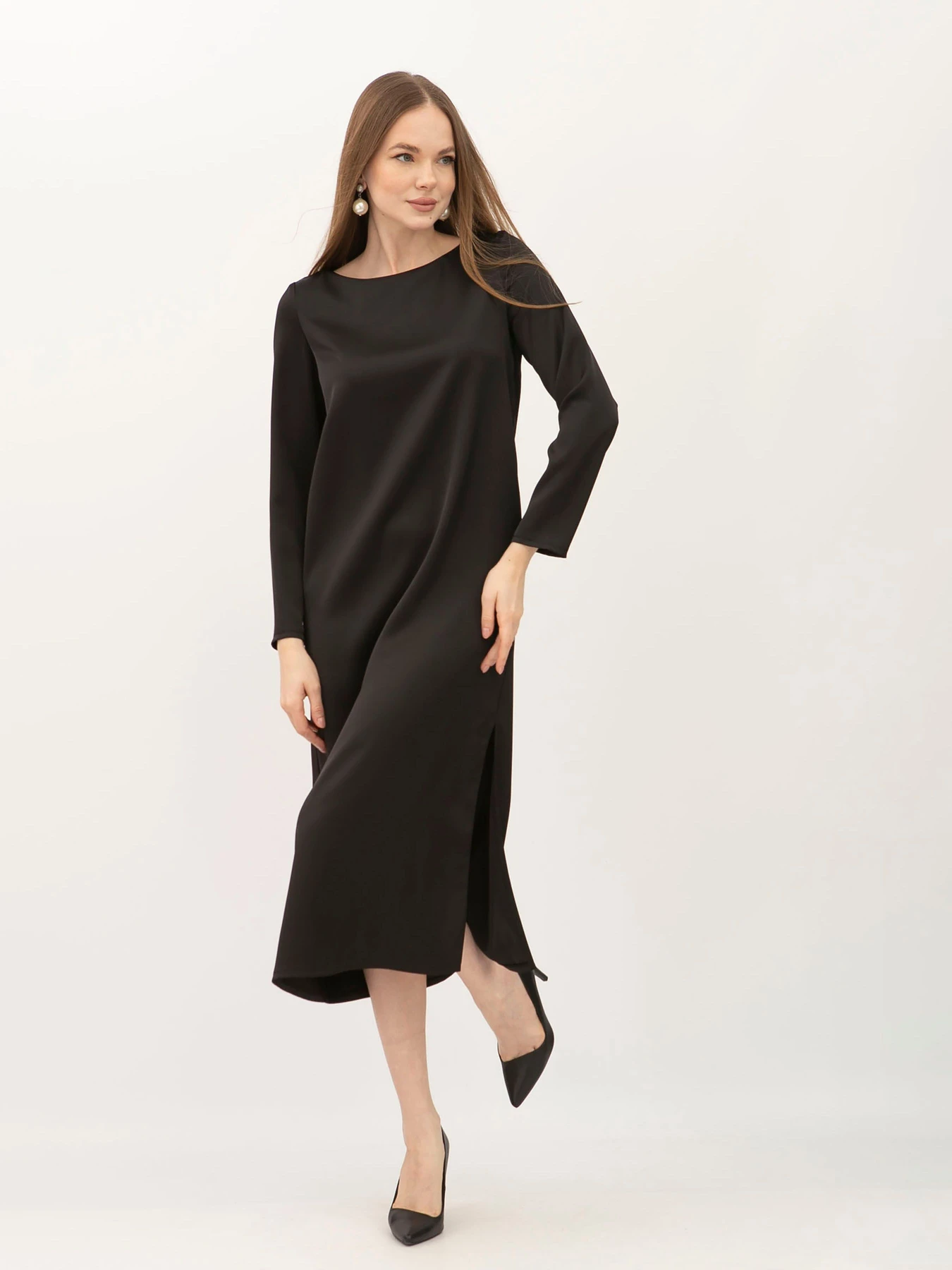 Платья Lesia модель Ameli03BlackWMNSDRSSLS Фото