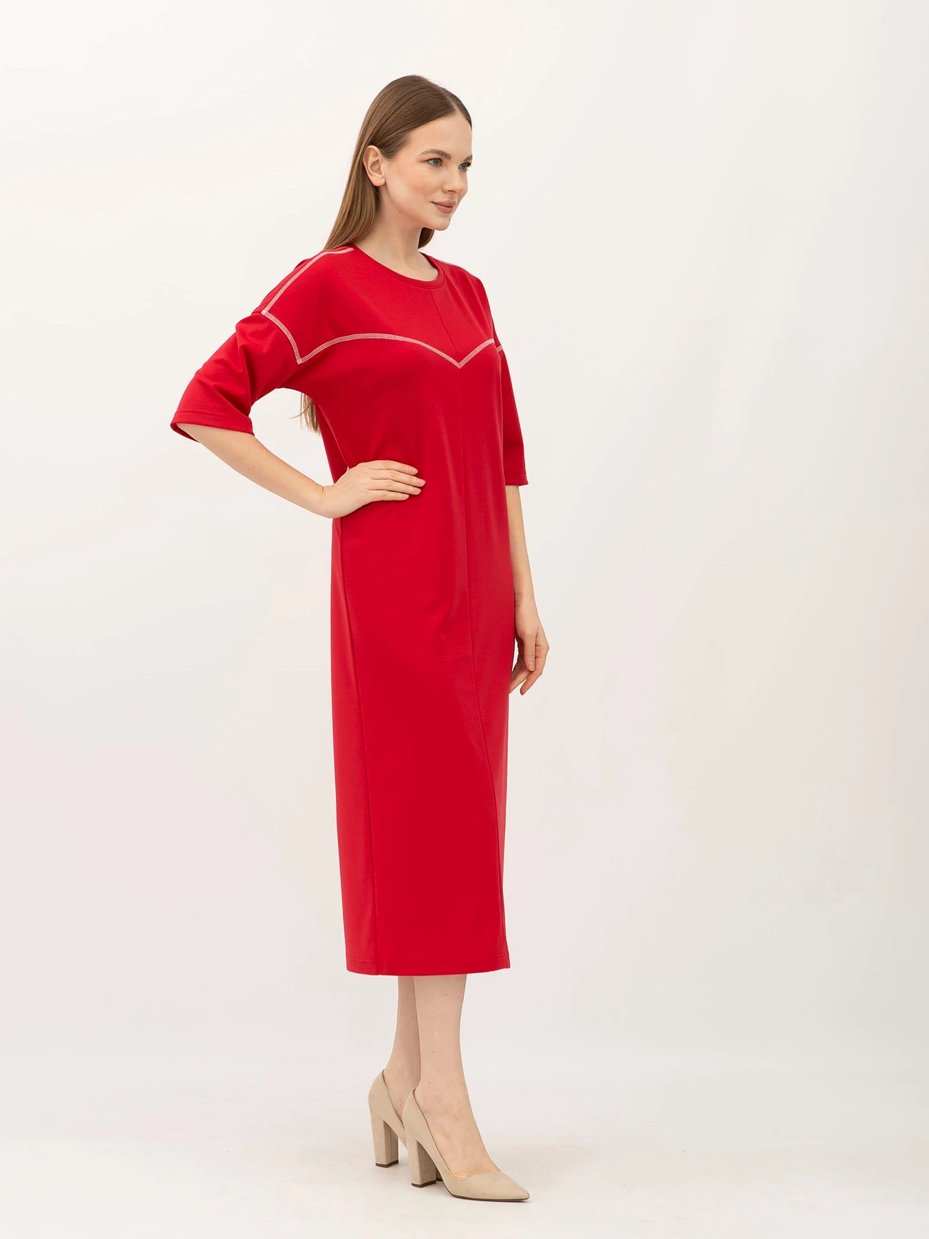 Платья Lesia модель Abeni04RedWMNSDRSSLS Фото