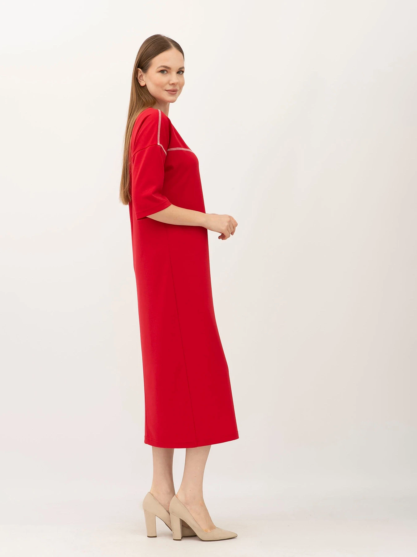 Платья Lesia модель Abeni04RedWMNSDRSSLS Фото