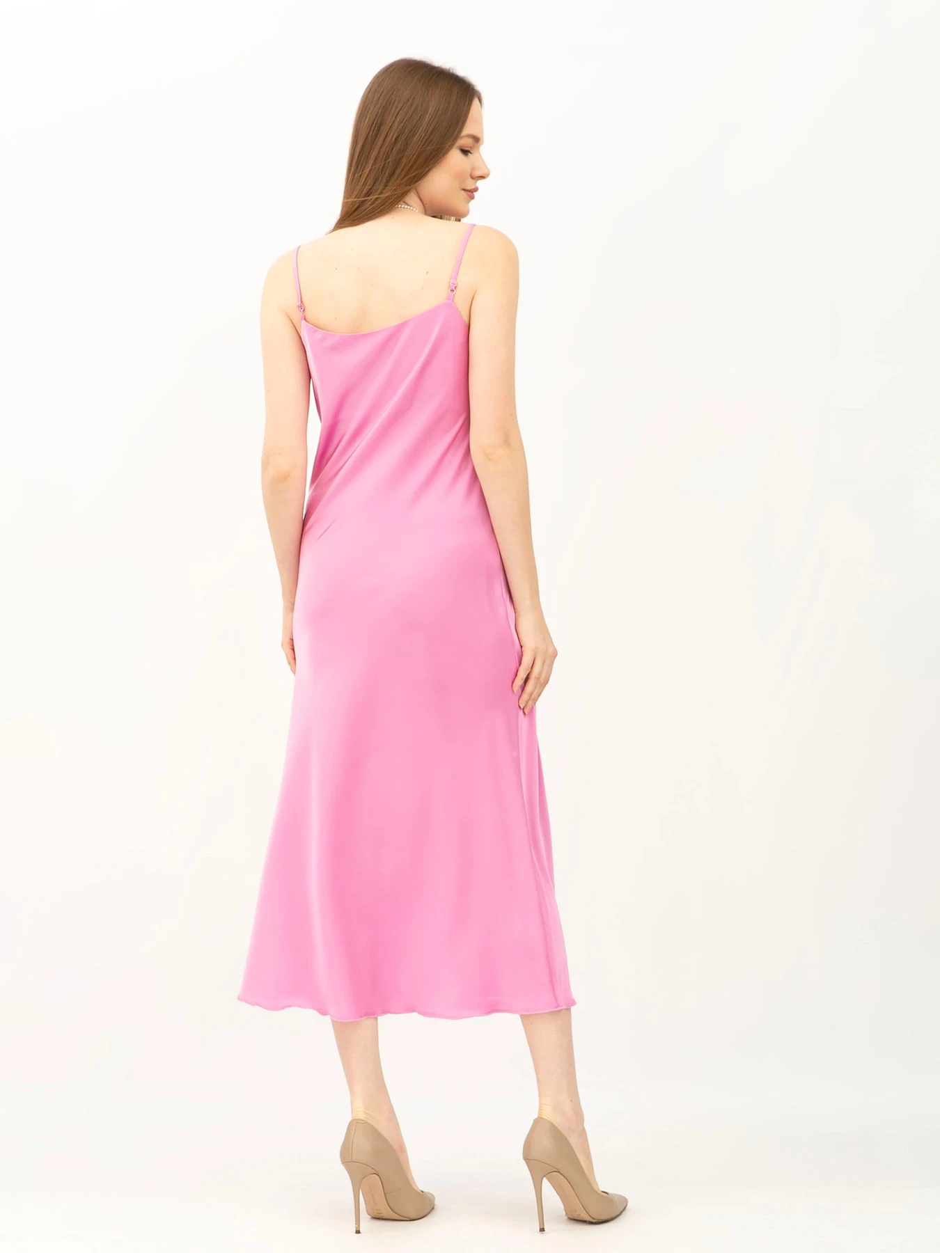 Платья Lesia модель Grayan3003PinkWMNSDRSSLS Фото