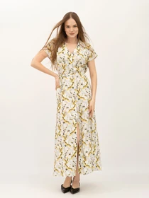 Платья Lesia модель Gizell01MustardWMNSDRSSLS Фото