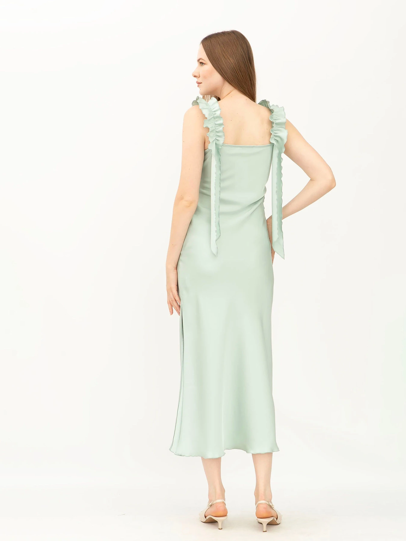 Платья Lesia модель Rosheni01SaladWMNSDRSSLS Фото
