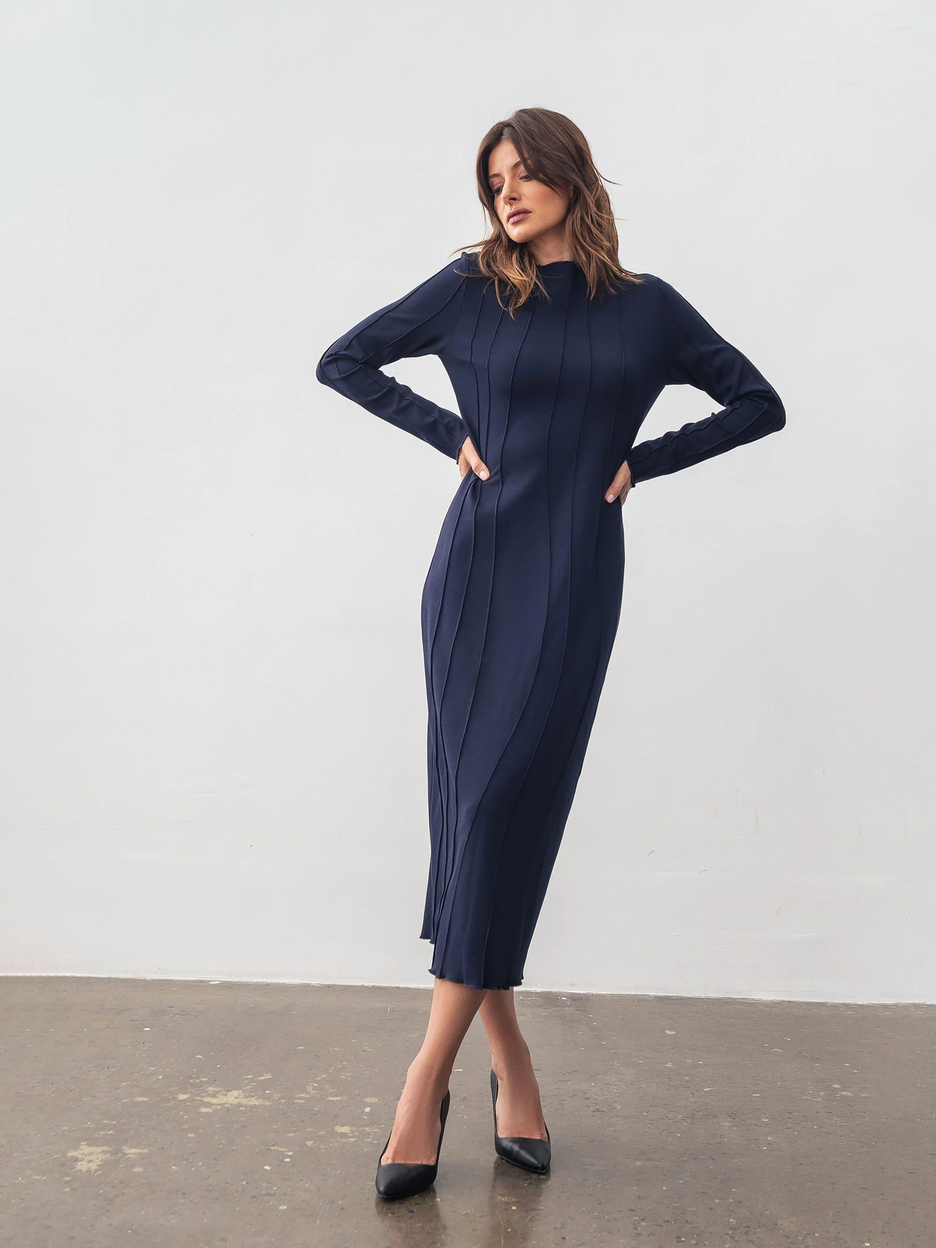 Платья Lesia модель Tiari01BlueWMNSDRSSLS Фото