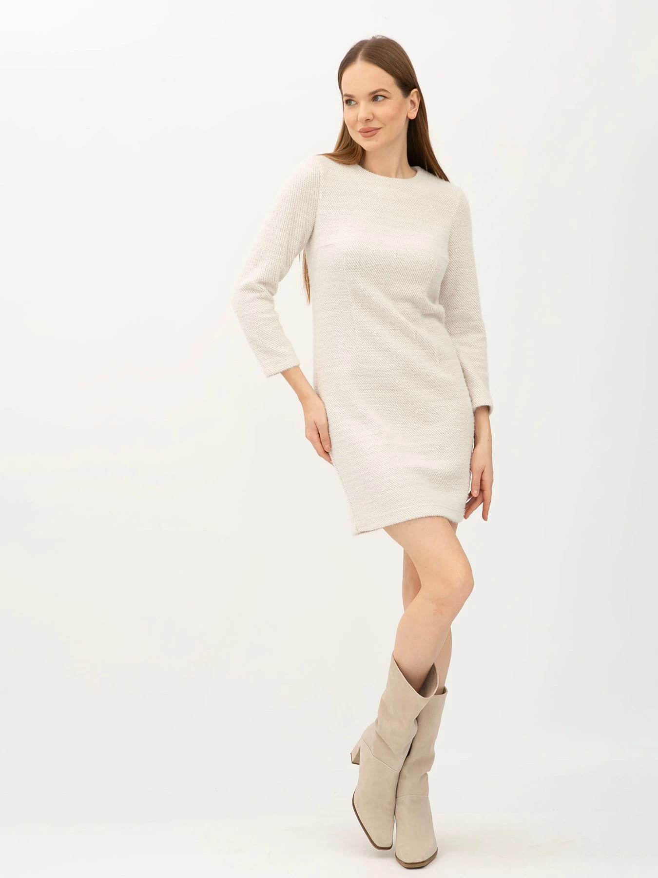 Платья Lesia модель Zahra01BeigeWMNSDRSSLS Фото