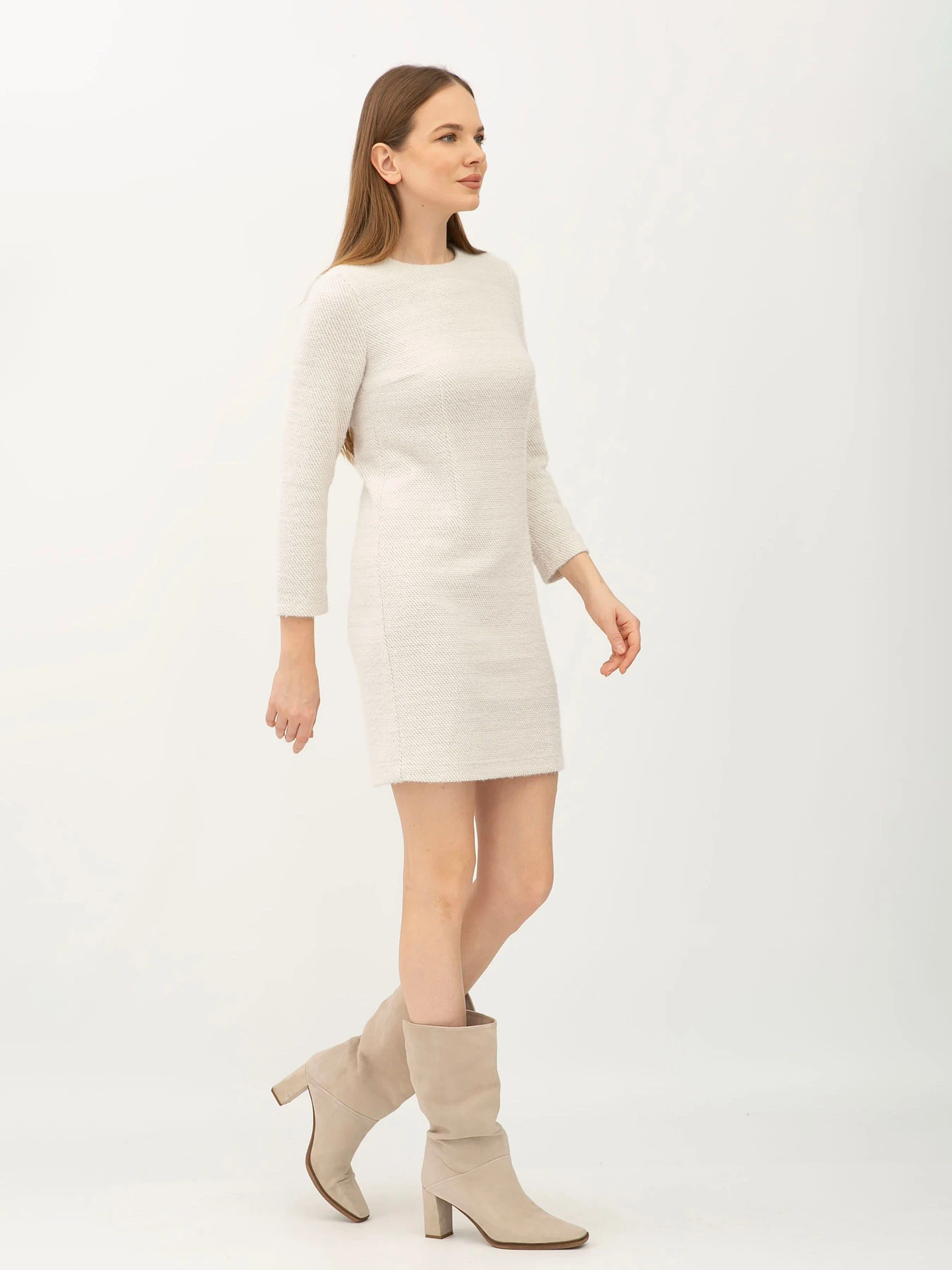 Платья Lesia модель Zahra01BeigeWMNSDRSSLS Фото