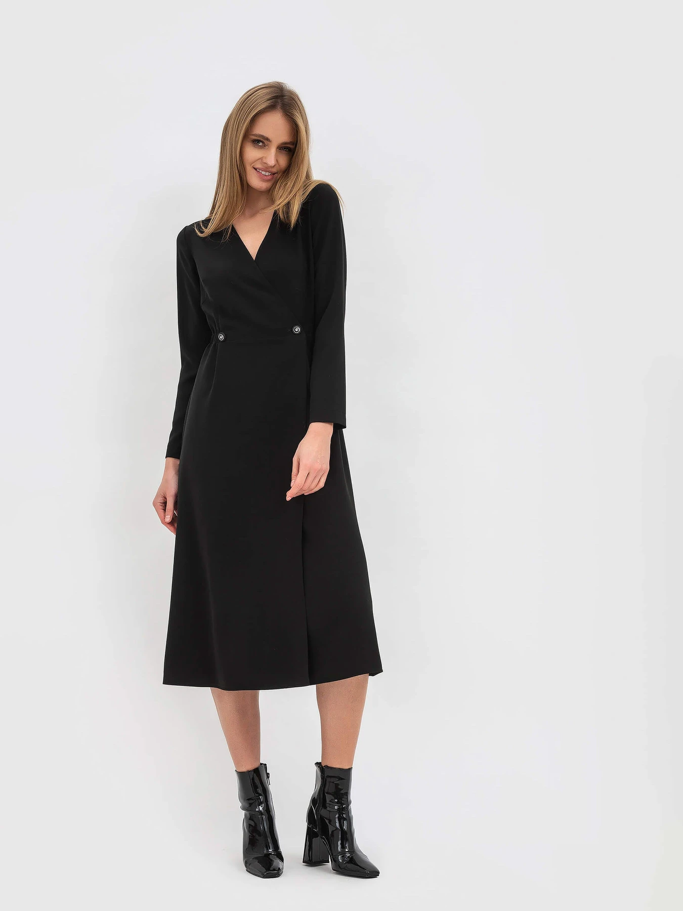 Платья Lesia модель Efimiya42BlackWMNSDRSSLS Фото