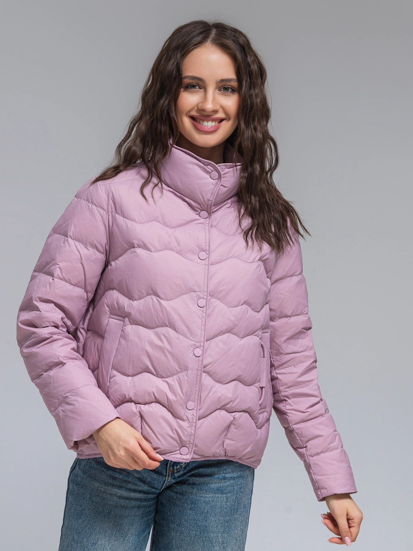 Куртки и дубленки VIVA WEAR модель 82403-pink Фото