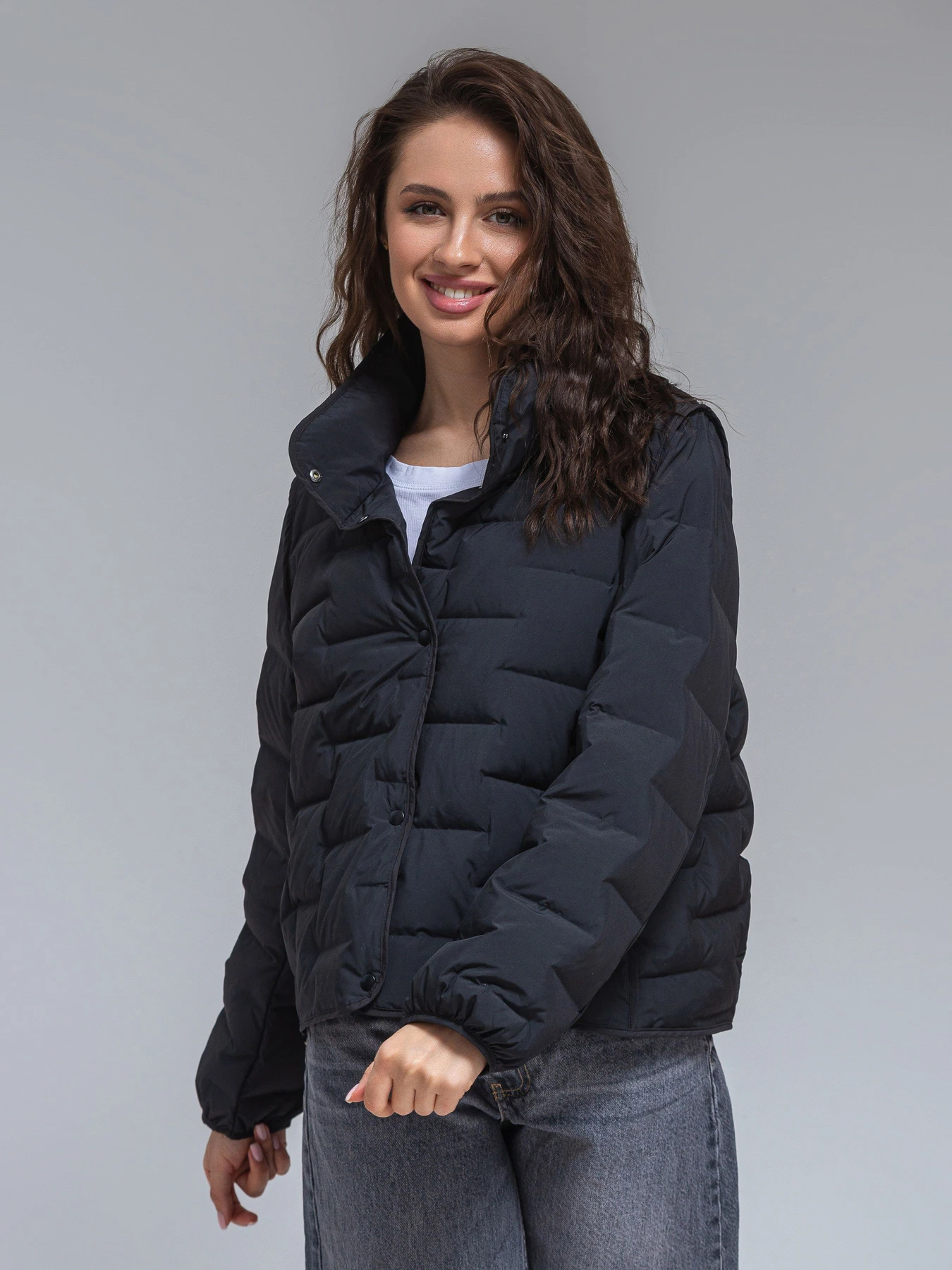 Куртки и дубленки VIVA WEAR модель 24-black Фото