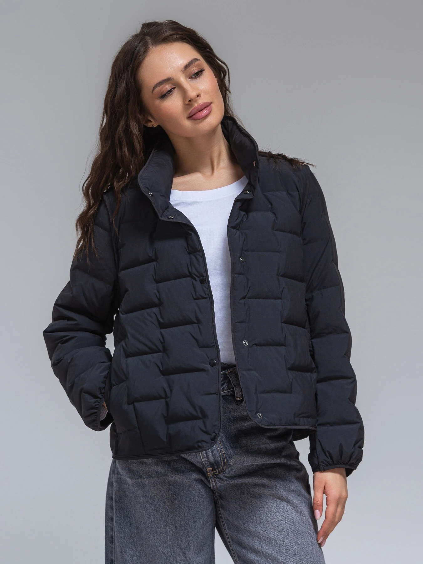 Куртки и дубленки VIVA WEAR модель 24-black Фото
